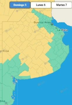 Sigue el alerta amarillo