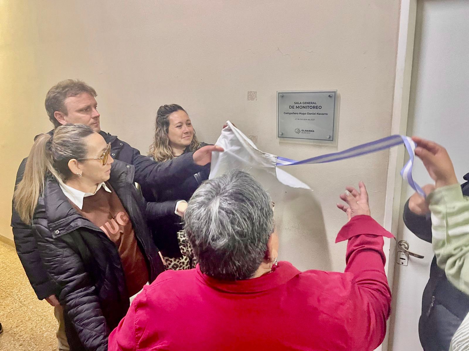 Se impuso el nombre de “Hugo Daniel Navarro” a la Sala General de Monitoreo