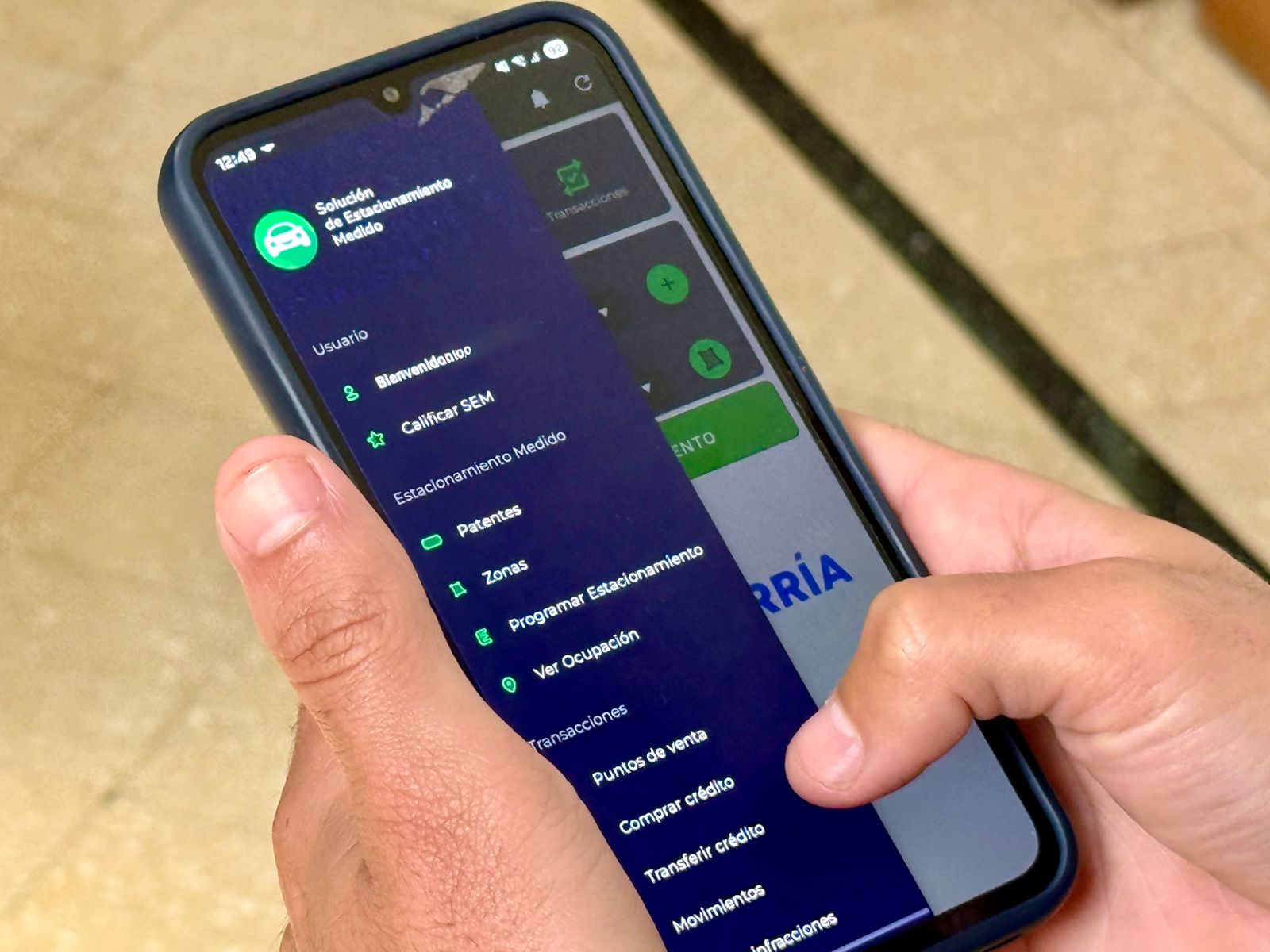 Actualización de la aplicación del Servicio de Estacionamiento Medido
