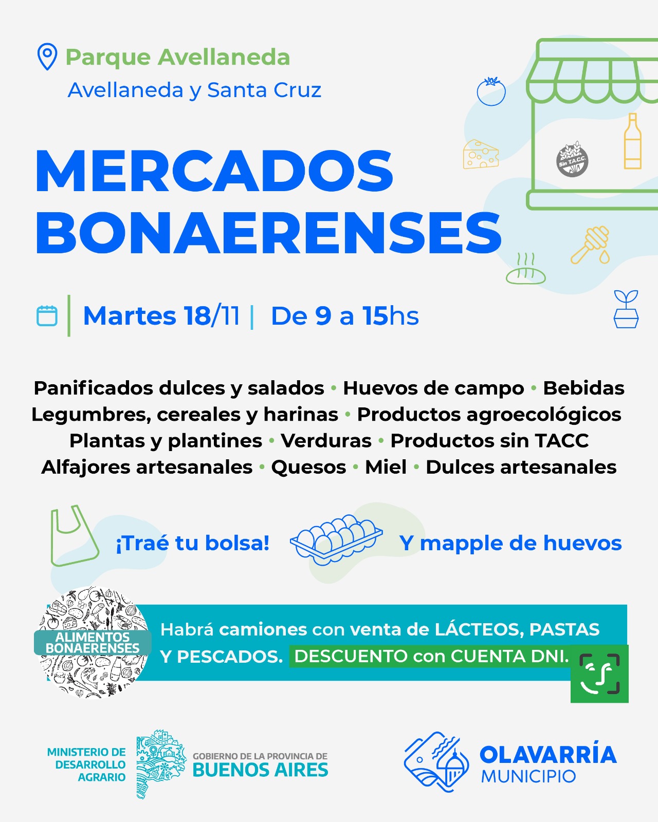 Nueva edición de la feria “Mercados Bonaerenses” en Parque Avellaneda