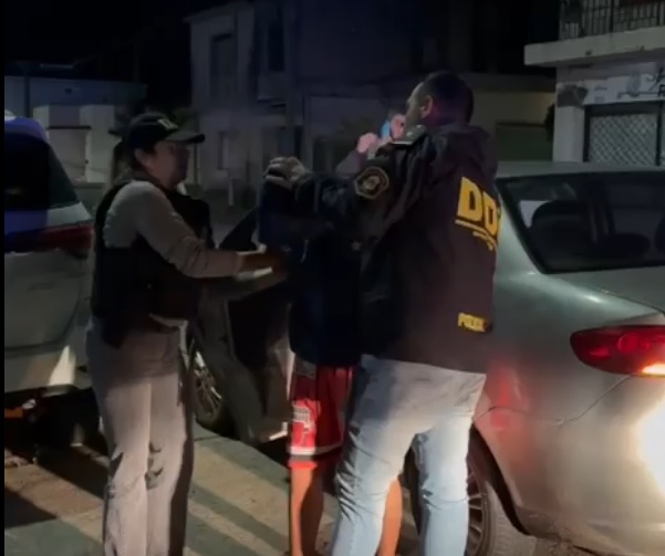 Personal de la Subsecretaría de Protección Ciudadana participó en la captura de un hombre intensamente buscado