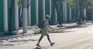 Gustavo Gómez regresó a casa caminando tras la derrota de Palmeiras en la final de la Libertadores.