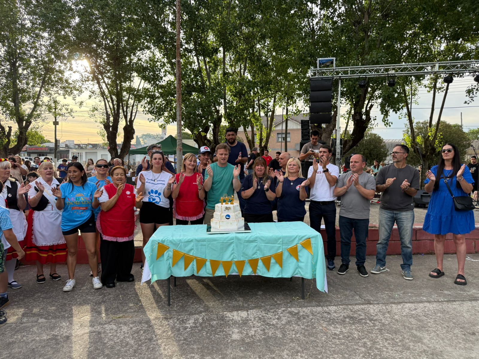 El intendente Wesner participó de los festejos por el 122º aniversario de Loma Negra