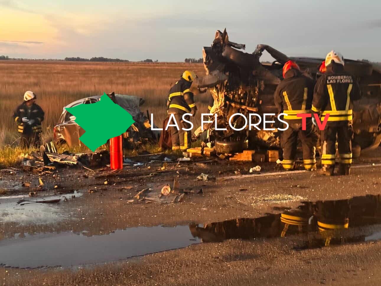 TRÁGICO ACCIDENTE EN RUTA 3 KM 210 4 PERSONAS FALLECIDAS