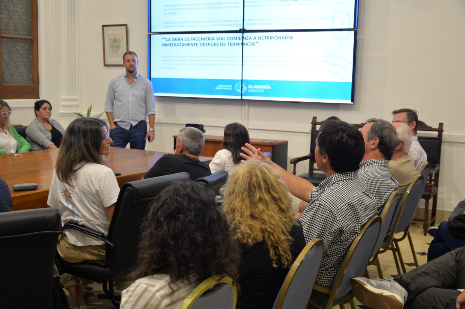 Se conformó la Comisión para Obras de Infraestructura Rural.