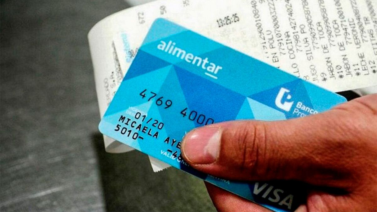 El Gobierno confirmó un aumento del 38% en la Tarjeta Alimentar.
