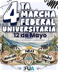 lanzamiento de la 4° Marcha Federal Universitaria.