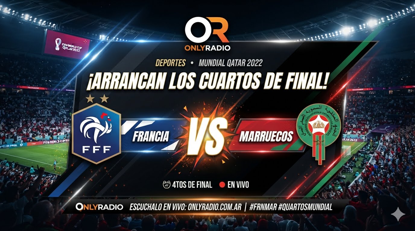 Comienzan los cuartos de final del Mundial 2026 con un gran duelo entre Francia y Marruecos.