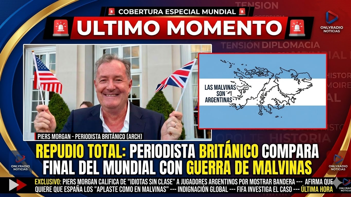 REPUDIO POR LA POLÉMICA FRASE DE PIERS MORGAN TRAS LA VICTORIA ARGENTINA
