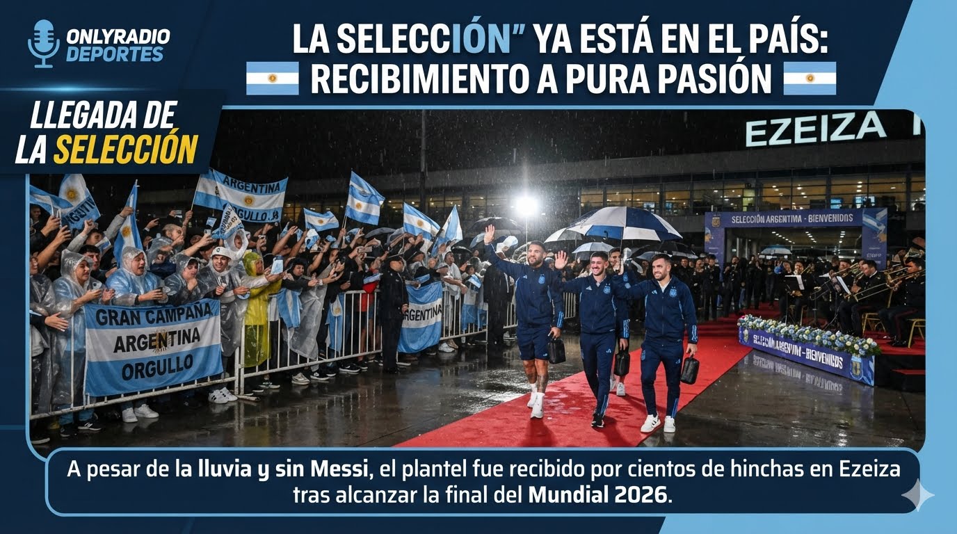 La Selección Argentina ya está de regreso en el país luego de su participación en el Mundial 2026.