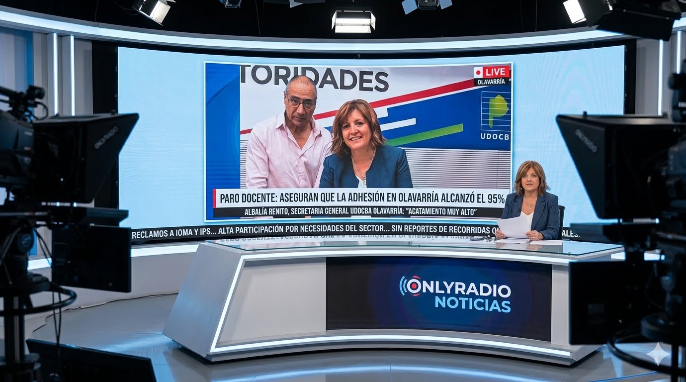 Paro docente aseguran que la adhesión en Olavarría alcanzó el 95%.