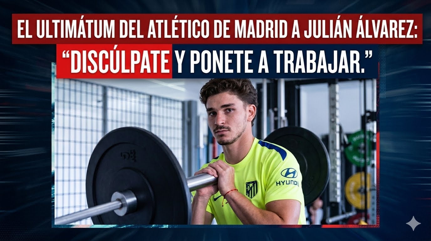 El ultimátum del Atlético de Madrid a Julián Álvarez, Disculpate y ponete a trabajar