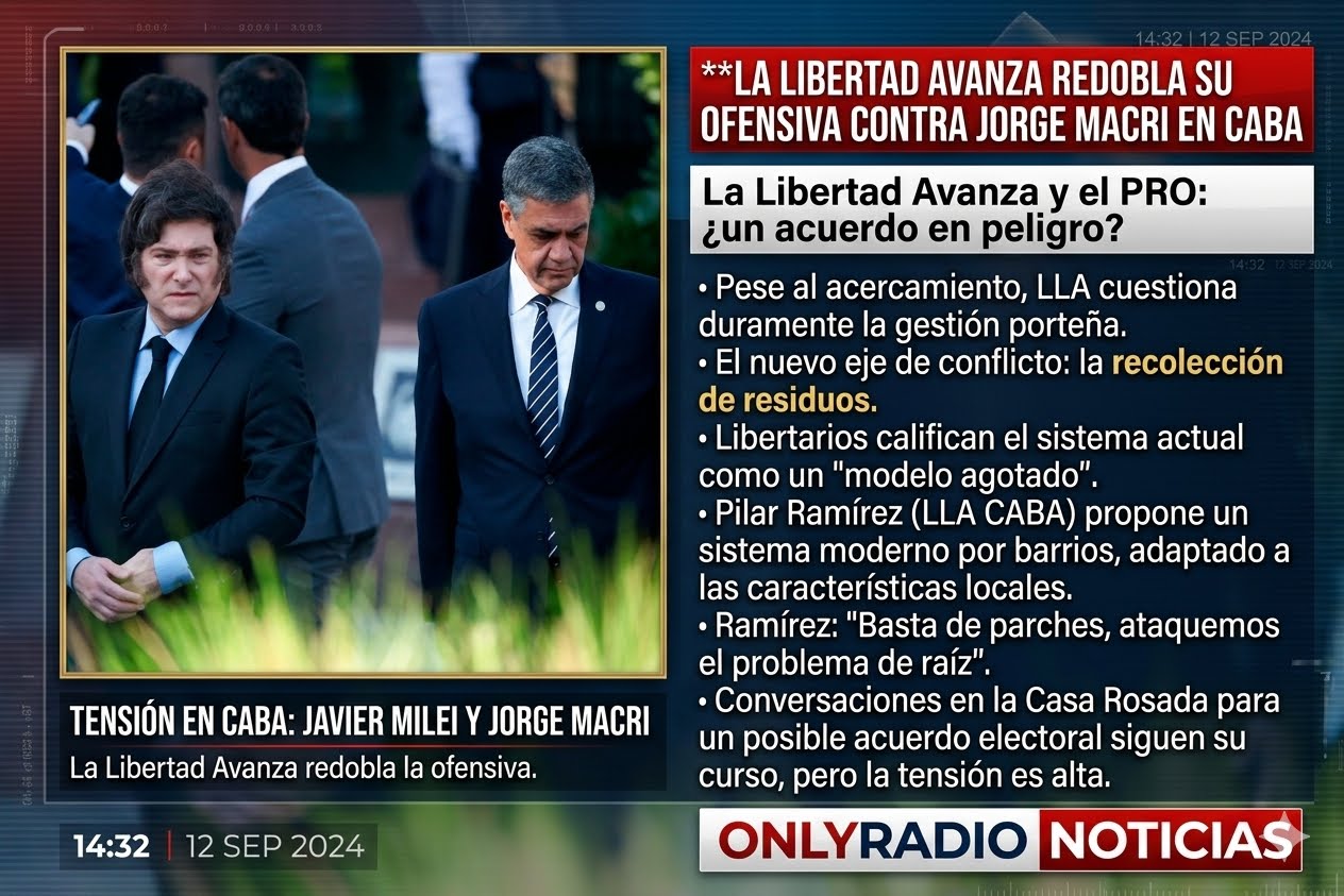 LA LIBERTAD AVANZA REDOBLA SU OFENSIVA CONTRA JORGE MACRI EN CABA.
