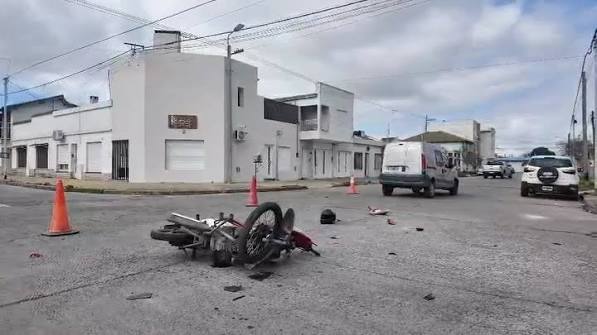 GRAVE SINIESTRO VIAL EN BARRIO SAN VICENTE