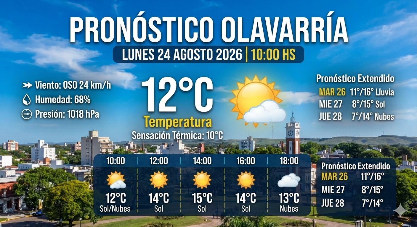 CLIMA EN OLAVARRÍA