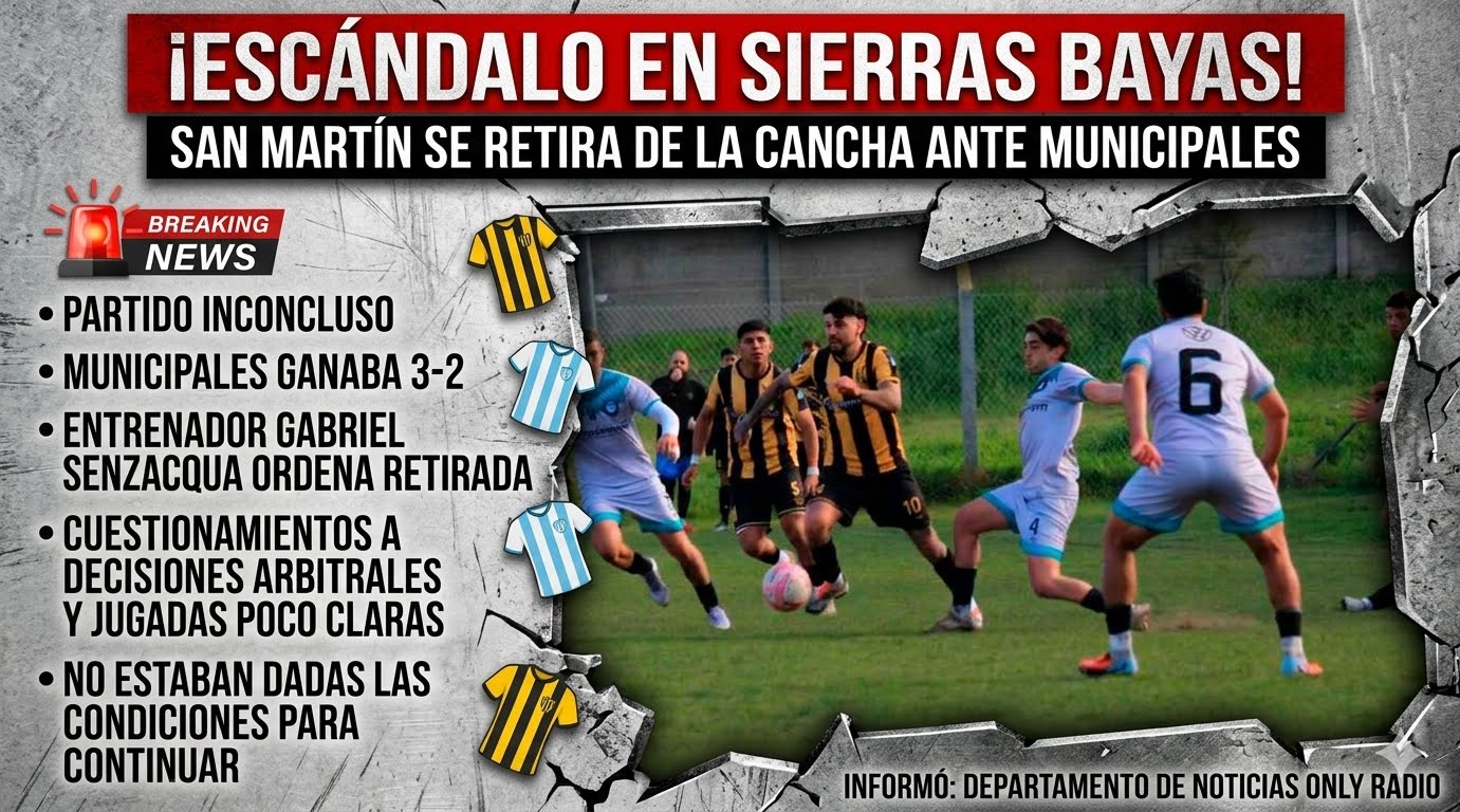 🚨 ESCÁNDALO EN EL FÚTBOL LOCAL