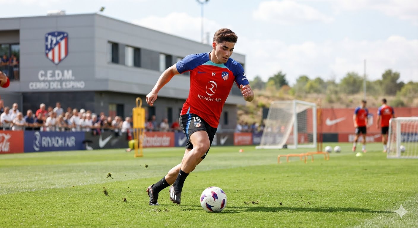 ⚽ JULIÁN ÁLVAREZ VOLVIÓ A ENTRENARSE Y EL ATLÉTICO ACELERA PARA RECUPERARLO