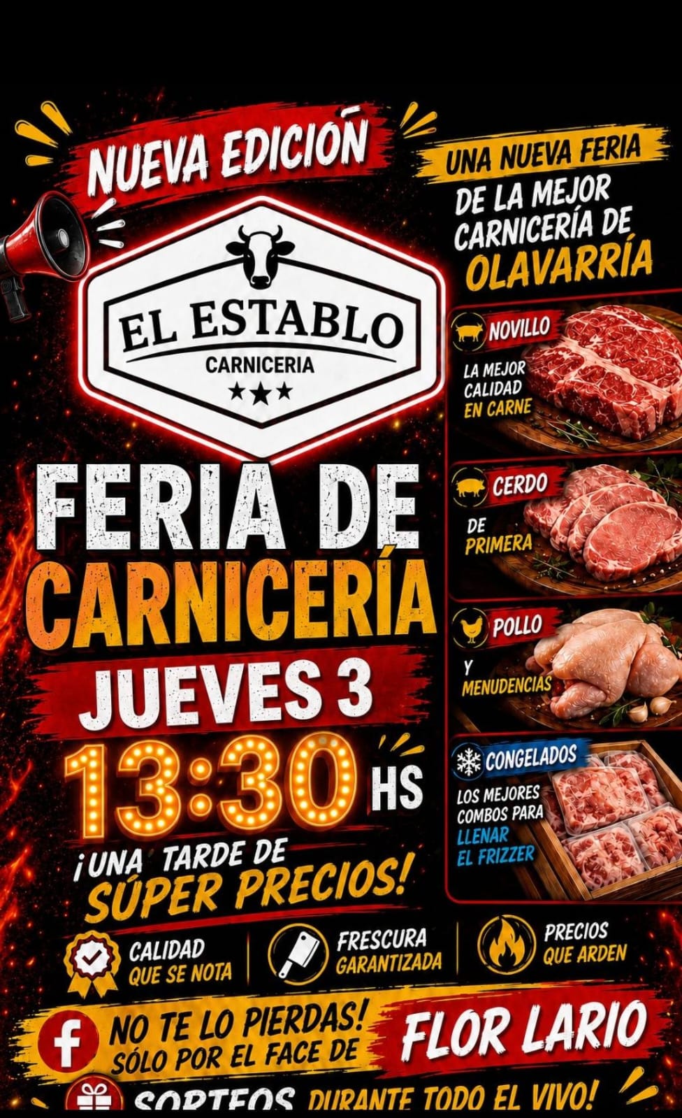 UNA NUEVA FERIA DE LA MEJOR CARNICERÍA DE OLAVARRÍA.