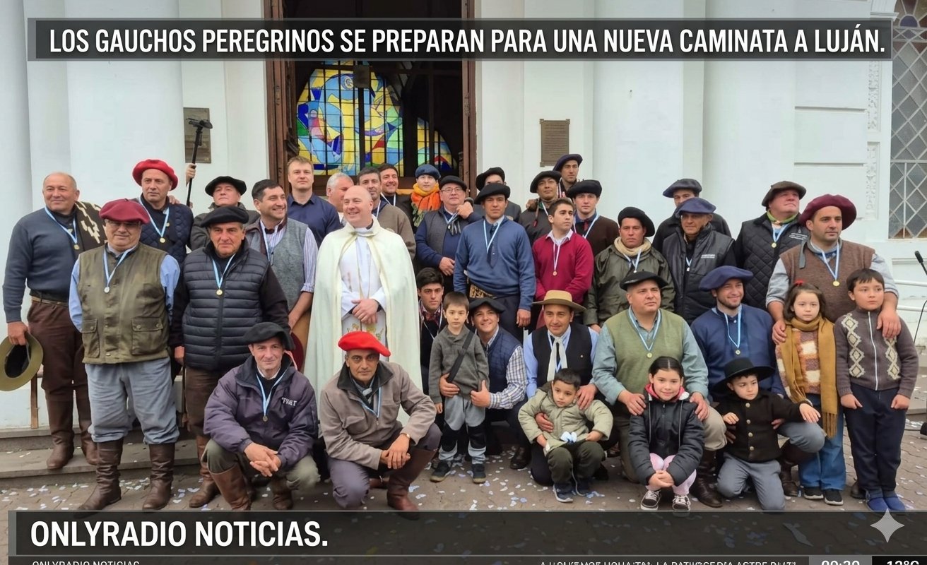 LOS GAUCHOS PEREGRINOS SE PREPARAN PARA UNA NUEVA CAMINATA A LUJÁN.