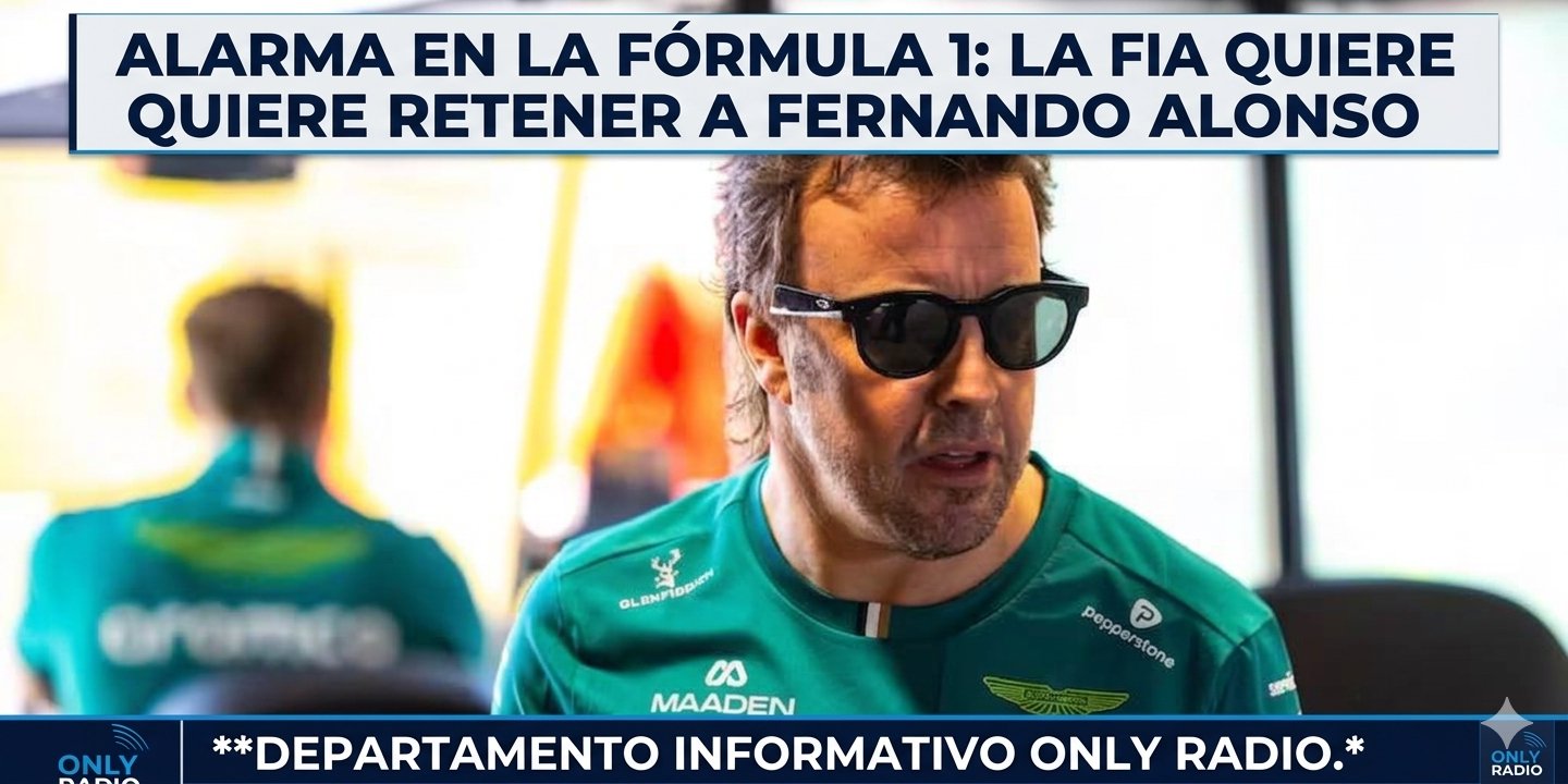 ALARMA EN LA FÓRMULA 1: LA FIA QUIERE RETENER A FERNANDO ALONSO