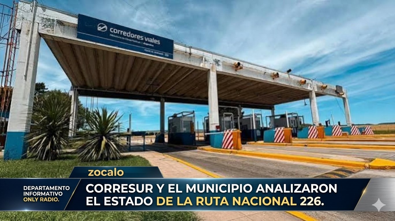 CORRESUR Y EL MUNICIPIO ANALIZARON EL ESTADO DE LA RUTA NACIONAL 226 EN OLAVARRÍA