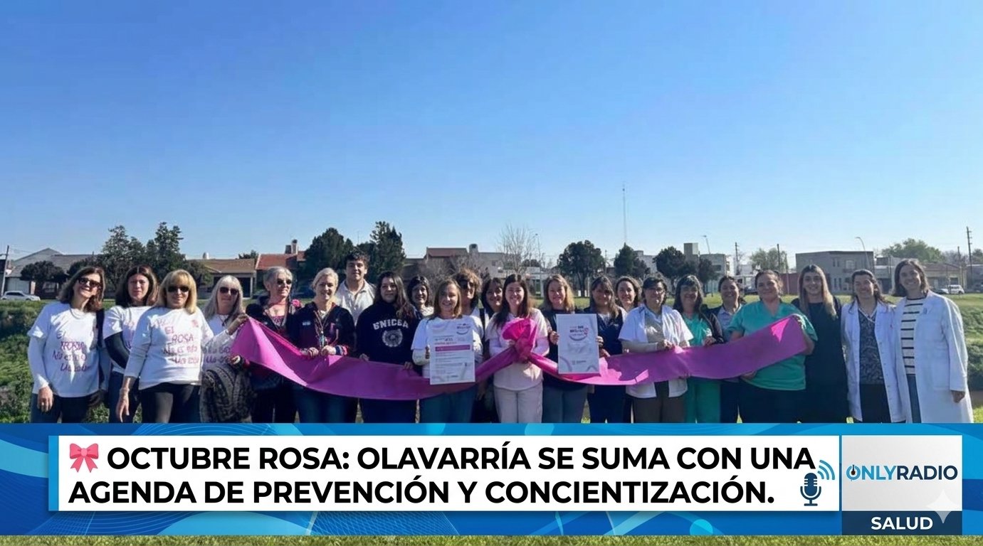🎀 OCTUBRE ROSA: OLAVARRÍA SE SUMA CON UNA AGENDA DE PREVENCIÓN Y CONCIENTIZACIÓN