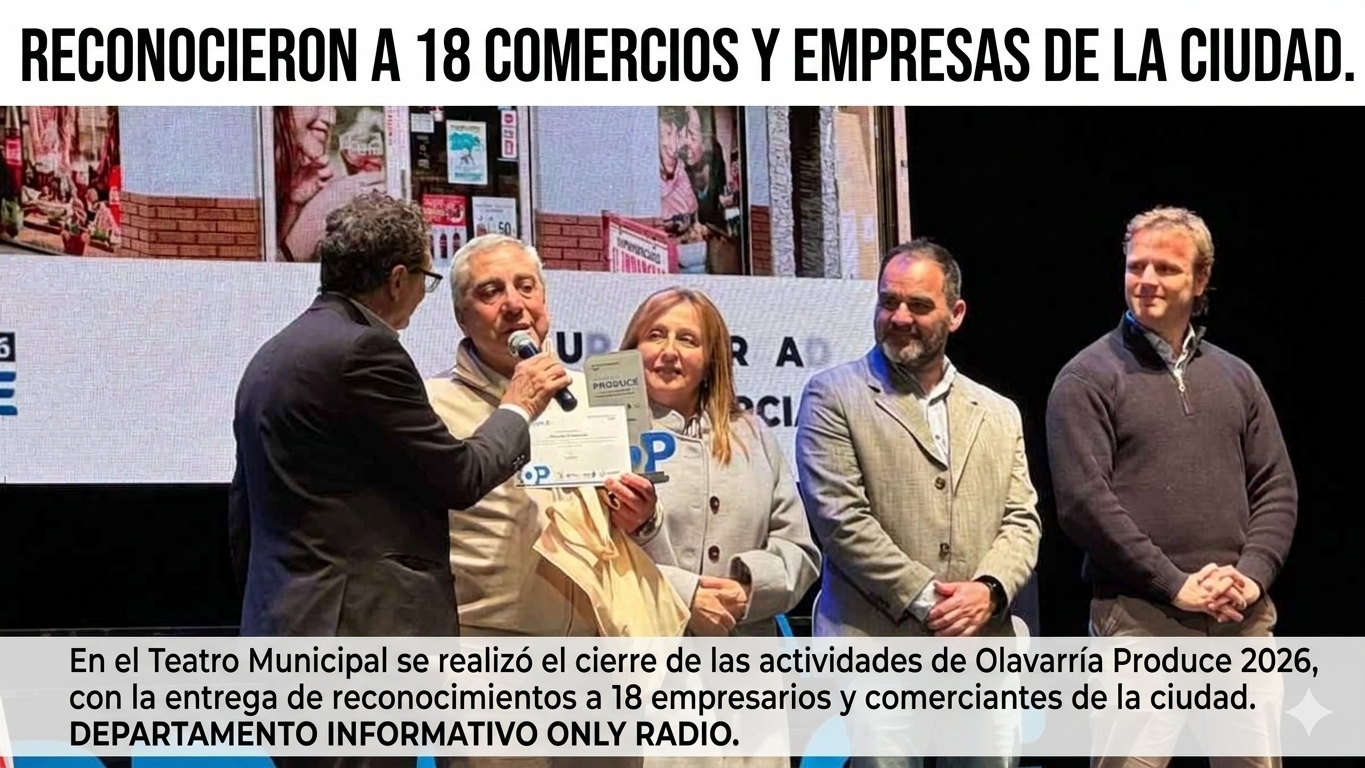 RECONOCIERON A 18 COMERCIOS Y EMPRESAS DE LA CIUDAD.