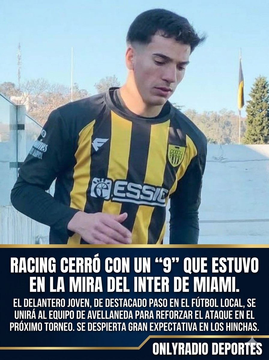 RACING CERRÓ CON UN “9” QUE ESTUVO EN LA MIRA DEL INTER DE MIAMI.