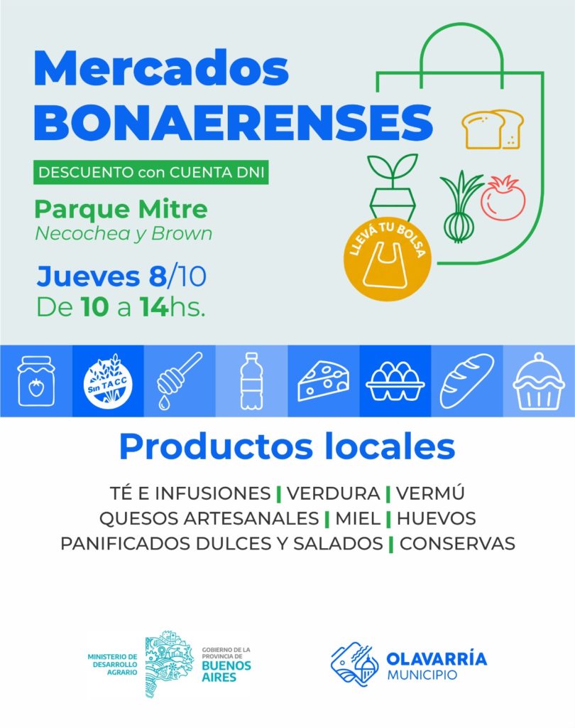 NUEVA EDICIÓN DE MERCADOS BONAERENSES EN OLAVARRÍA.