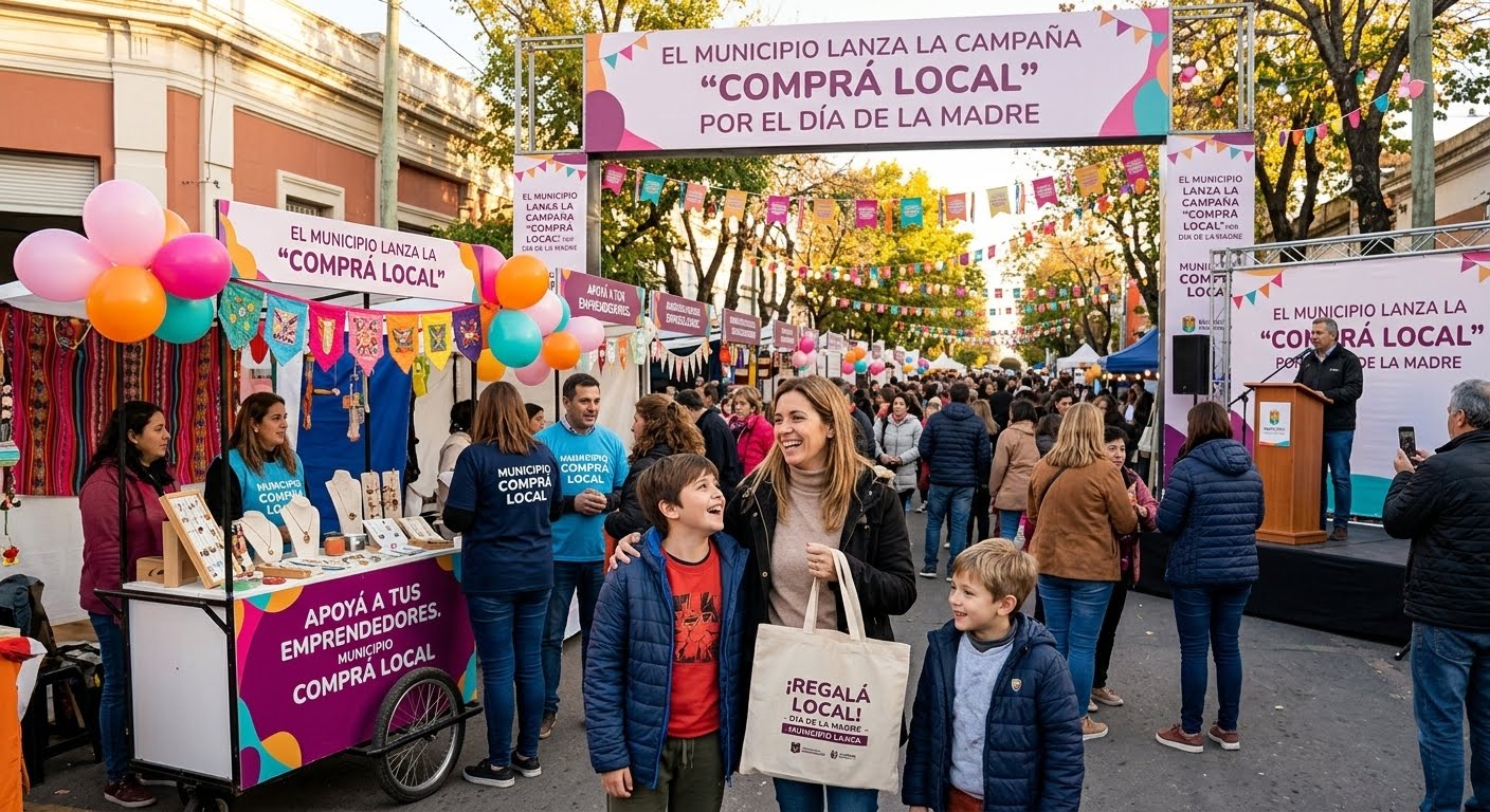 EL MUNICIPIO LANZA LA CAMPAÑA “COMPRÁ LOCAL” POR EL DÍA DE LA MADRE.
