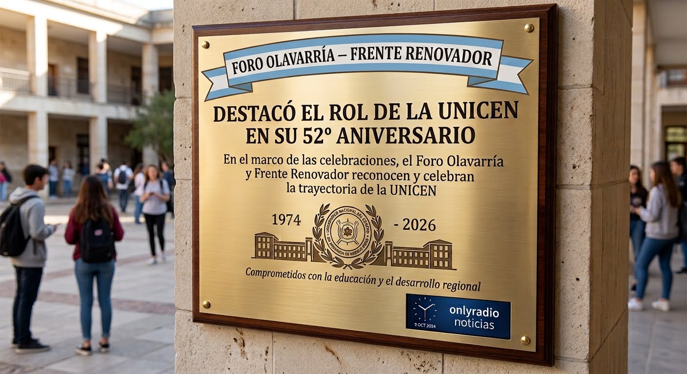 FORO OLAVARRÍA – FRENTE RENOVADOR DESTACÓ EL ROL DE LA UNICEN EN SU 52° ANIVERSARIO