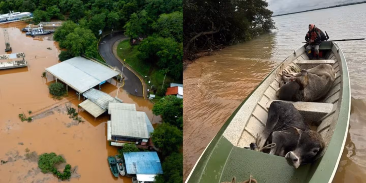 FUERTES INUNDACIONES EN NEUQUÉN, CHACO Y CORRIENTES: HAY EVACUADOS Y CAMINOS CORTADOS.